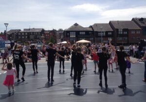 Dance on the pier at the River Festival 2016
