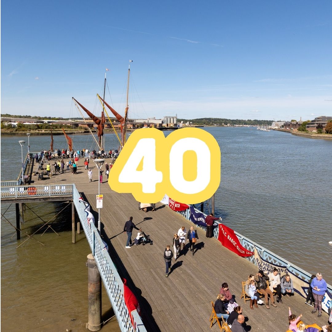 Photo of Sun Pier filled with people representing 40 events and festivals