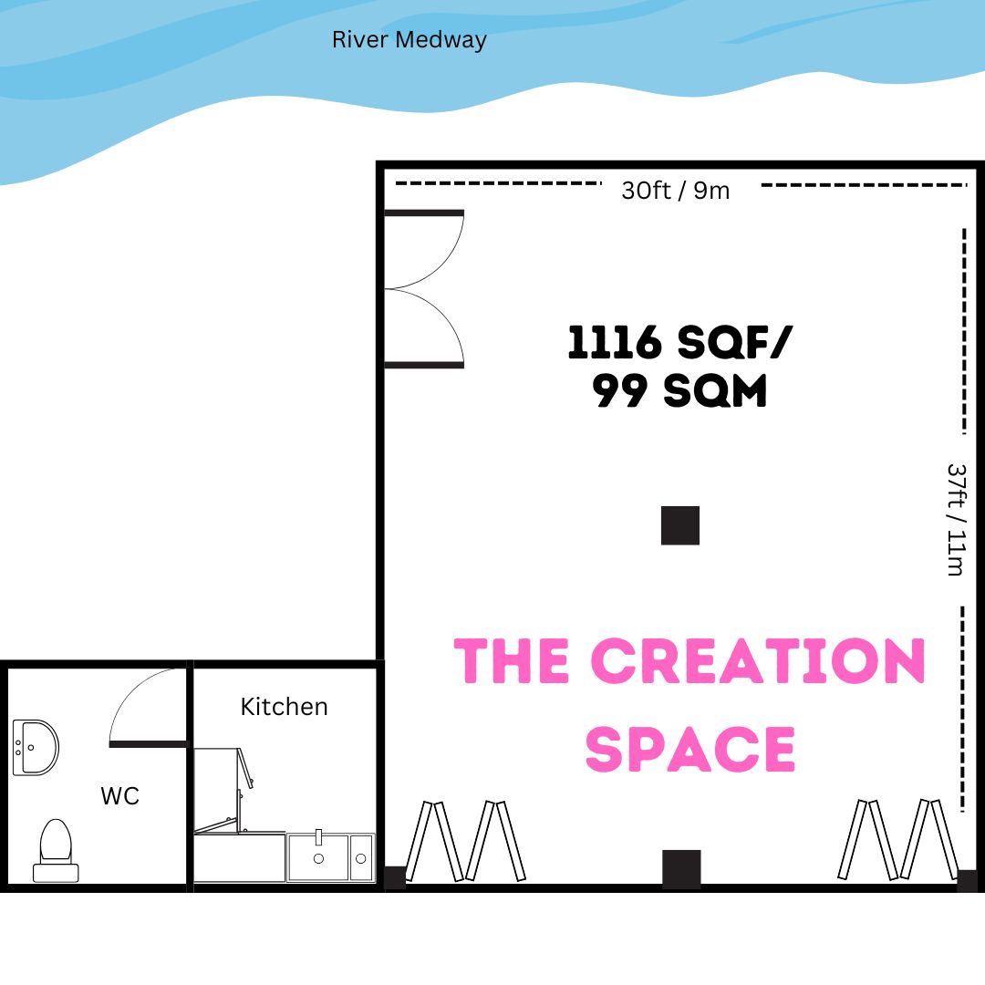 the floor plan for the creation space