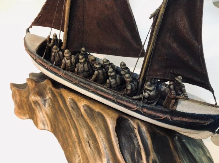 Steve Betts. Return of the lifeboat, the 'Mary Stanford'. (2)