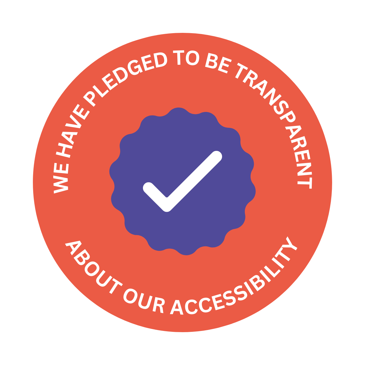 We_ Access Transparent Badge