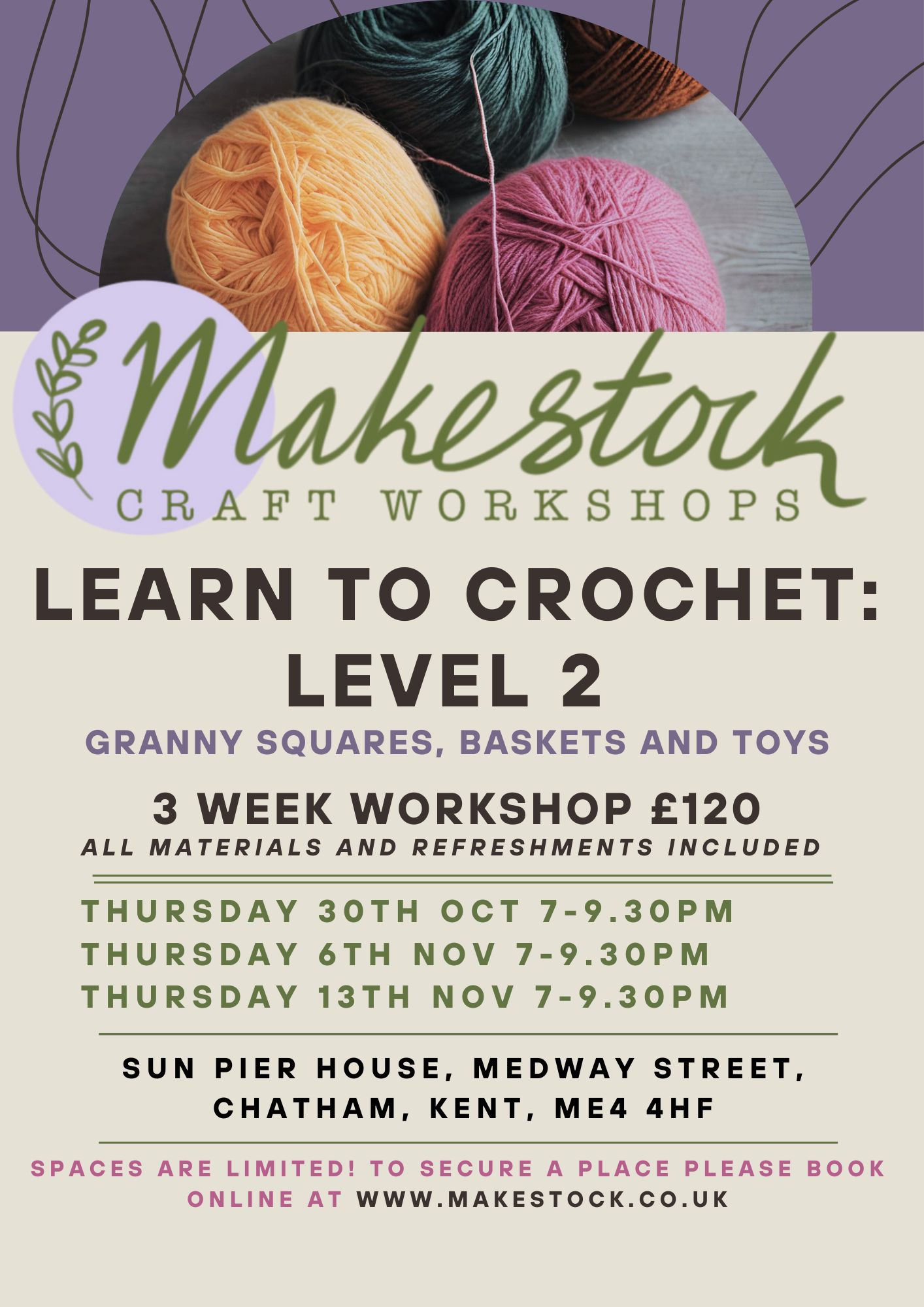 Crochet Level 2 October