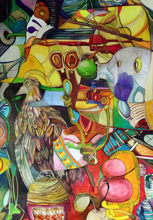 Rebecca Waterworth drawingonpaper_2_pencil_watercolour